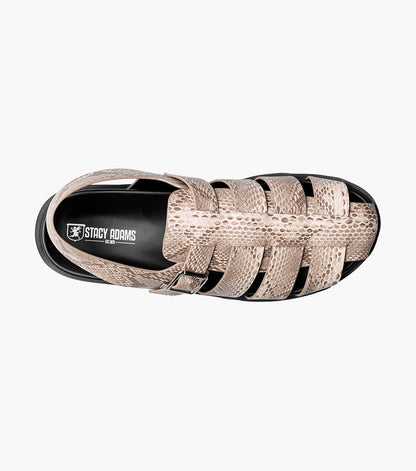 Stacy Adams Montego Slingback Buckle Sandal Men’s Casual Shoes - Sand