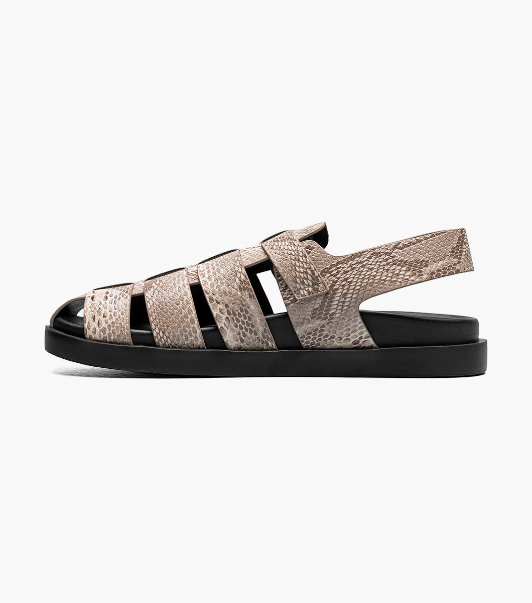 Stacy Adams Montego Slingback Buckle Sandal Men’s Casual Shoes - Sand
