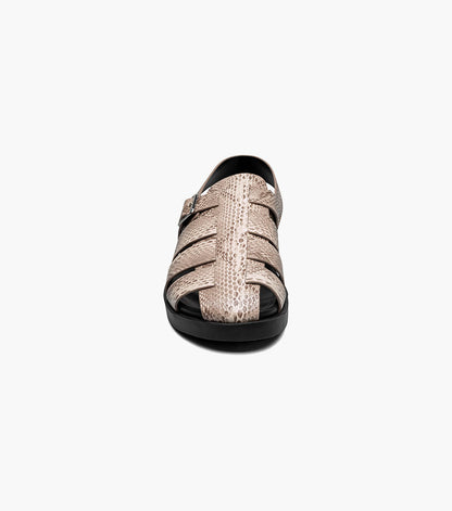 Stacy Adams Montego Slingback Buckle Sandal Men’s Casual Shoes - Sand