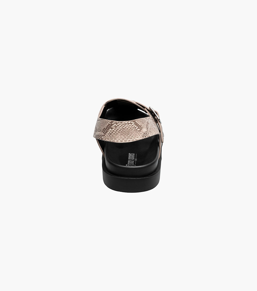 Stacy Adams Montego Slingback Buckle Sandal Men’s Casual Shoes - Sand