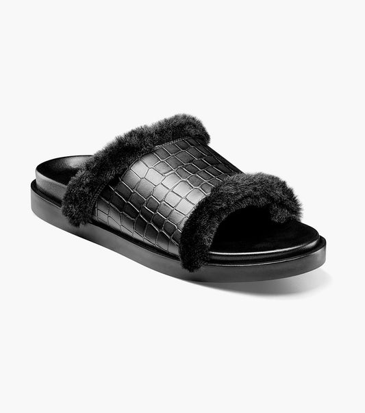 Stacy Adams Monty Slide Sandal Men’s Casual Shoes - Black