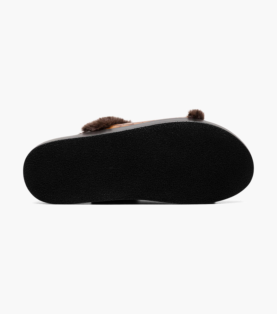 Stacy Adams Monty Slide Sandal Men’s Casual Shoes - Cognac