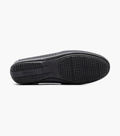Stacy Adams Corby Moc Toe Saddle Slip On Men’s Casual Shoes - Navy