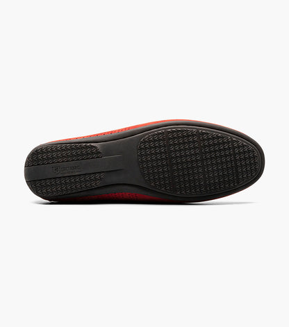 Stacy Adams Corby Moc Toe Saddle Slip On Men’s Casual Shoes - Red