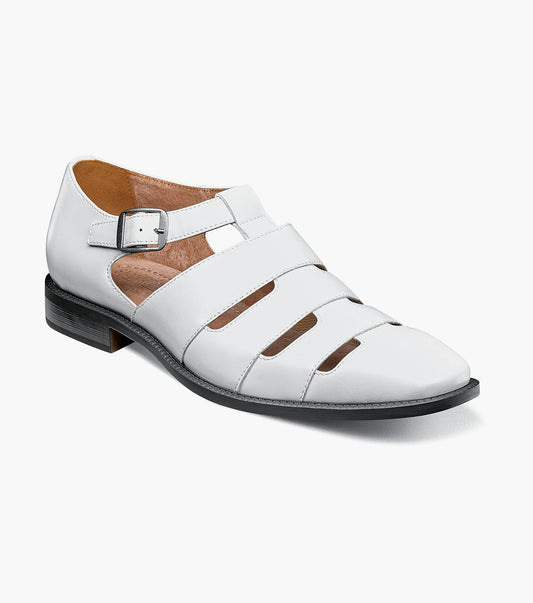 Stacy Adams Calderon Closed Toe City Sandal Stacy Adams Last Pairs - White