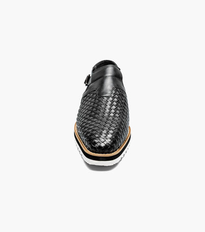 Stacy Adams Alvarado Woven City Sandal Clearance Men’s Shoes - Black