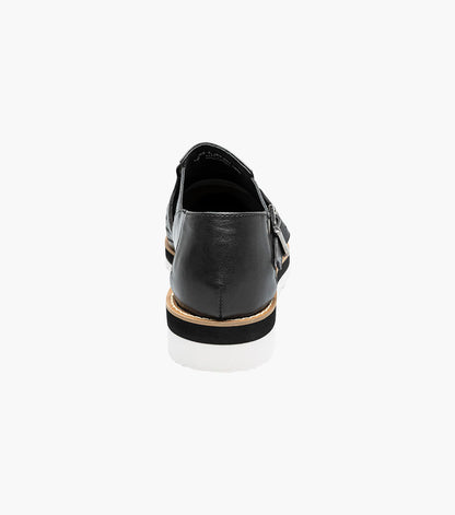 Stacy Adams Alvarado Woven City Sandal Clearance Men’s Shoes - Black