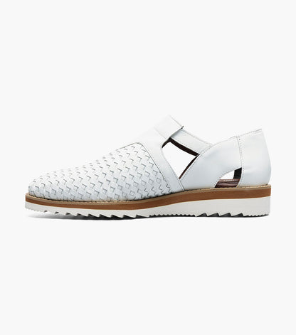 Stacy Adams Alvarado Woven City Sandal Clearance Men’s Shoes - White
