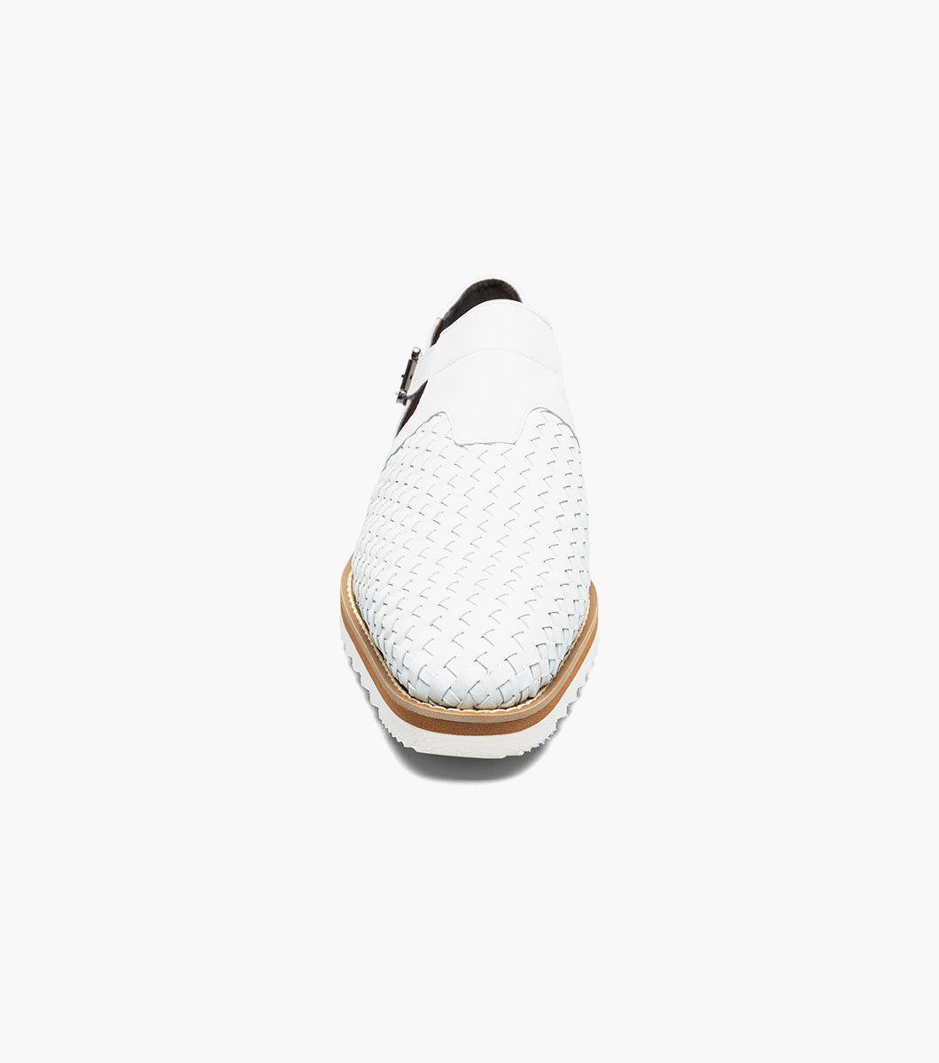 Stacy Adams Alvarado Woven City Sandal Clearance Men’s Shoes - White