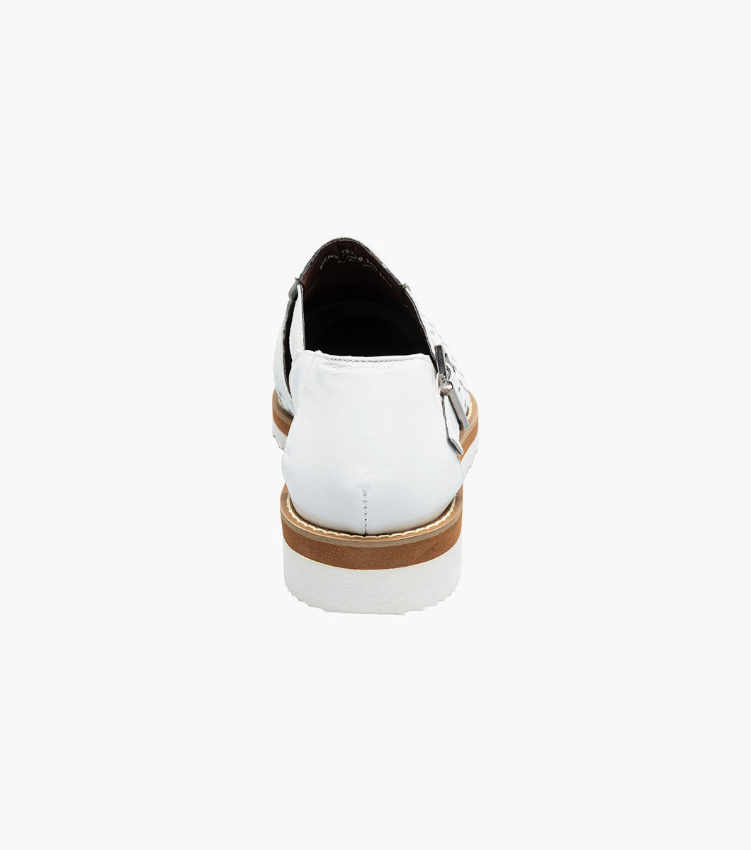 Stacy Adams Alvarado Woven City Sandal Clearance Men’s Shoes - White