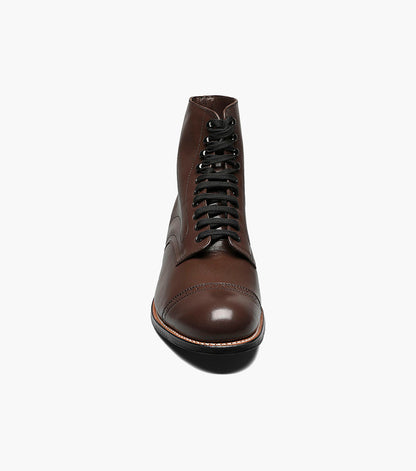Stacy Adams Madison Cap Toe Boot Men’s Dress Shoes - Brown