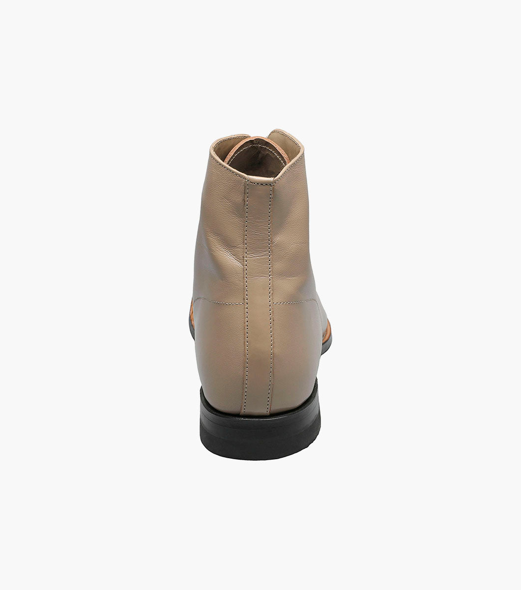 Stacy Adams Madison Cap Toe Boot Men’s Dress Shoes - Taupe