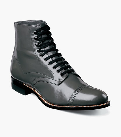 Stacy Adams Madison Cap Toe Boot Men’s Dress Shoes - Steel Gray