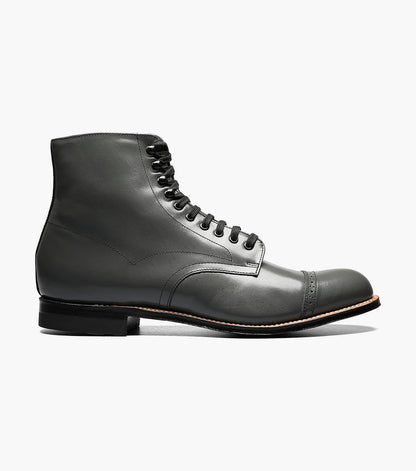Stacy Adams Madison Cap Toe Boot Men’s Dress Shoes - Steel Gray