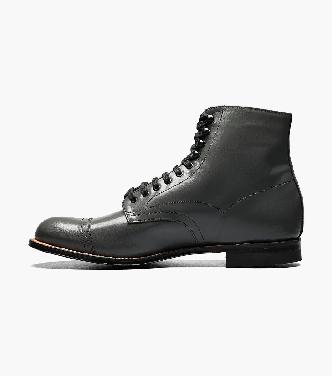 Stacy Adams Madison Cap Toe Boot Men’s Dress Shoes - Steel Gray
