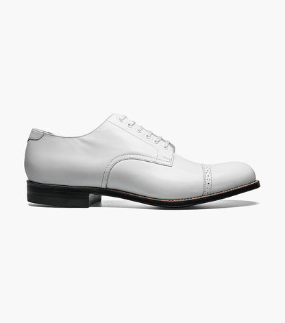 Stacy Adams Madison Cap Toe Oxford Men’s Dress Shoes - White