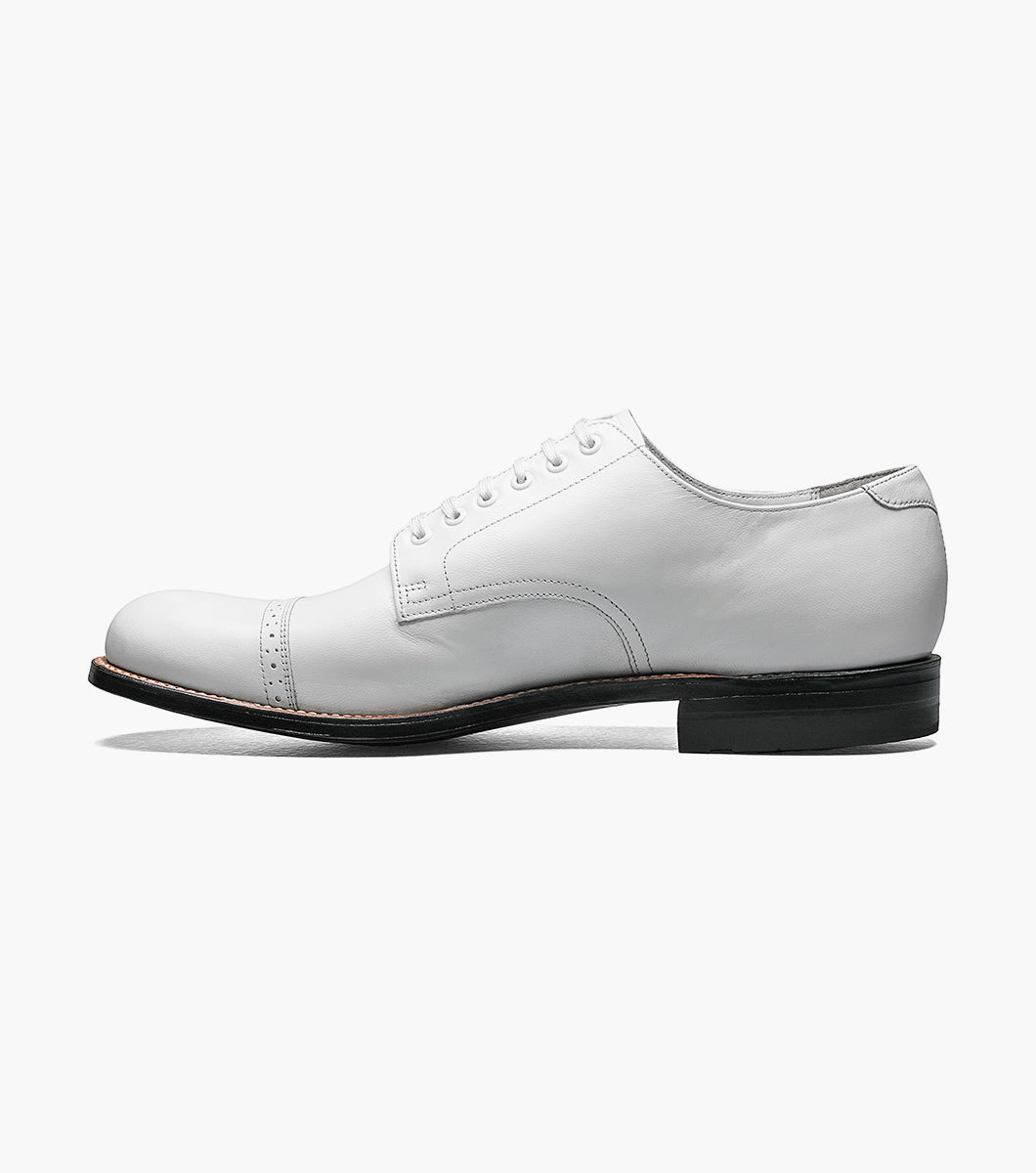 Stacy Adams Madison Cap Toe Oxford Men’s Dress Shoes - White