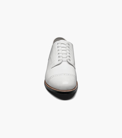 Stacy Adams Madison Cap Toe Oxford Men’s Dress Shoes - White