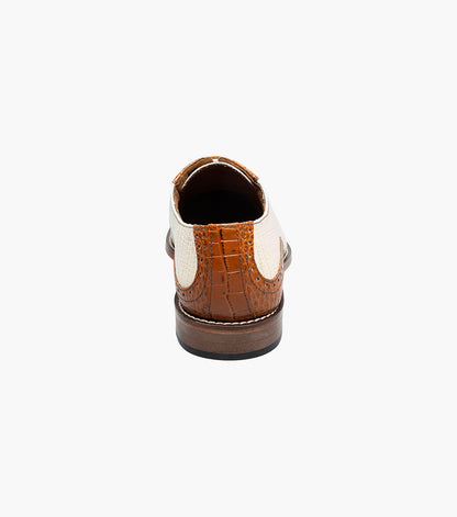 Stacy Adams Tarango Modified Cap Toe Oxford Men’s Dress Shoes - Tan Multi