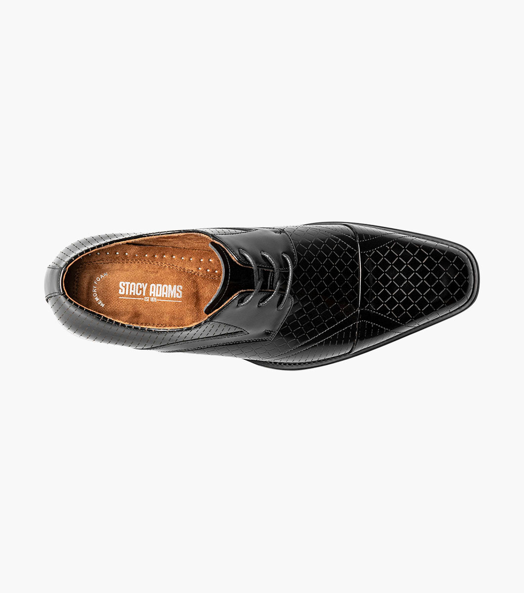 Stacy Adams Hobson Cap Toe Oxford Stacy Adams Last Pairs - Black
