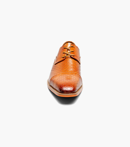 Stacy Adams Hobson Cap Toe Oxford Stacy Adams Last Pairs - Tan