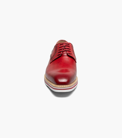 Stacy Adams Barringer Plain Toe Oxford Clearance Men’s Shoes - Red