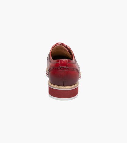 Stacy Adams Barringer Plain Toe Oxford Clearance Men’s Shoes - Red