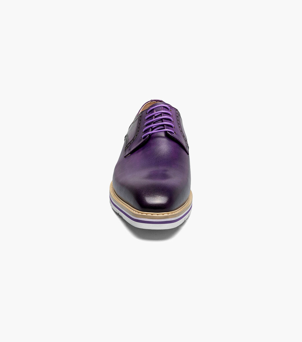 Stacy Adams Barringer Plain Toe Oxford Clearance Men’s Shoes - Purple