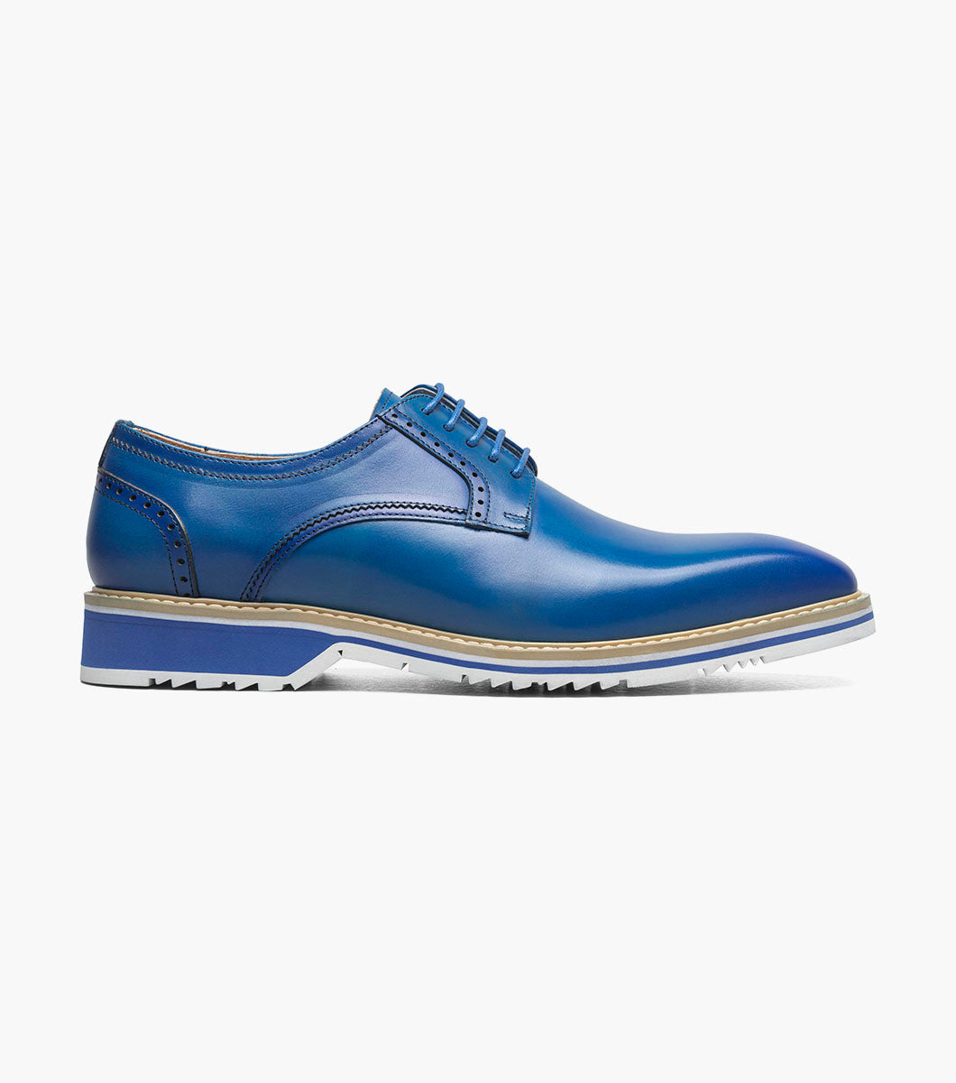 Stacy Adams Barringer Plain Toe Oxford Clearance Men’s Shoes - Blue