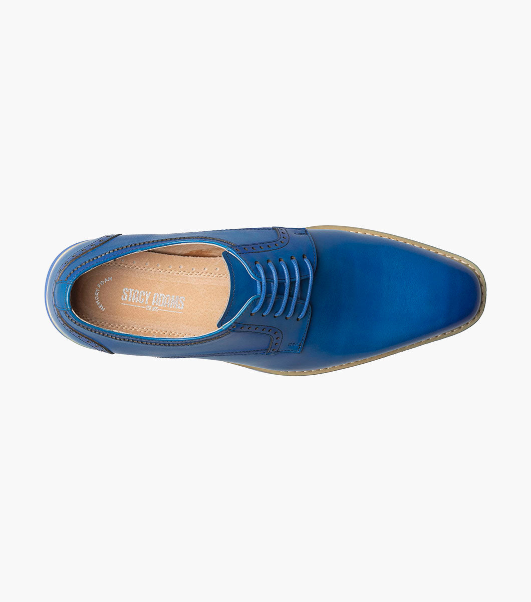 Stacy Adams Barringer Plain Toe Oxford Clearance Men’s Shoes - Blue
