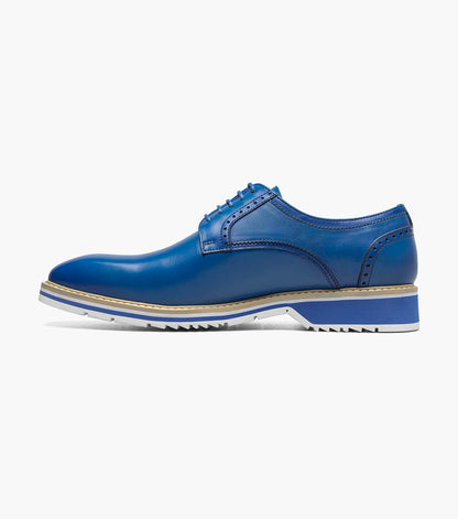 Stacy Adams Barringer Plain Toe Oxford Clearance Men’s Shoes - Blue