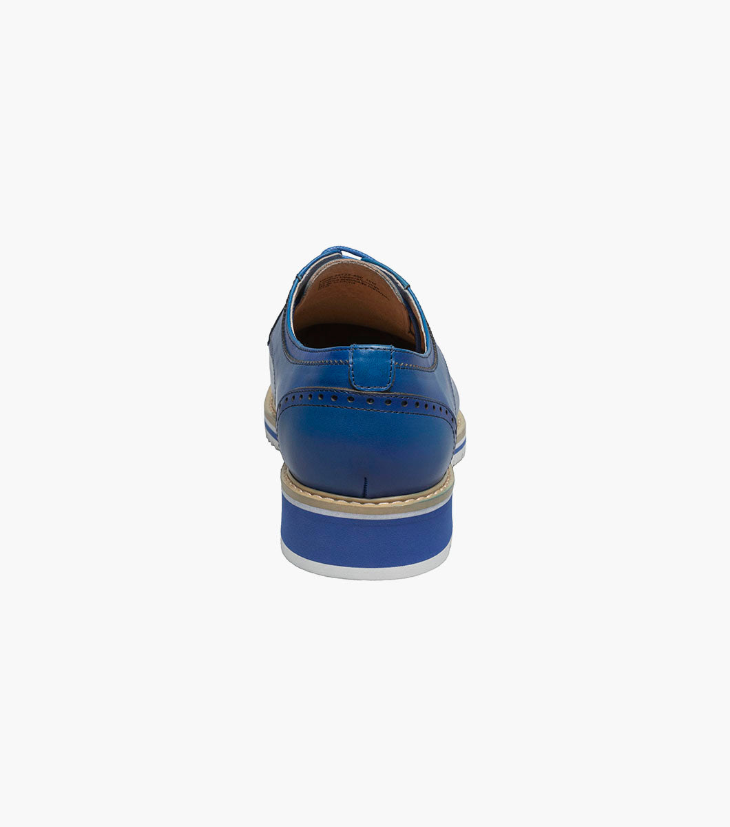 Stacy Adams Barringer Plain Toe Oxford Clearance Men’s Shoes - Blue