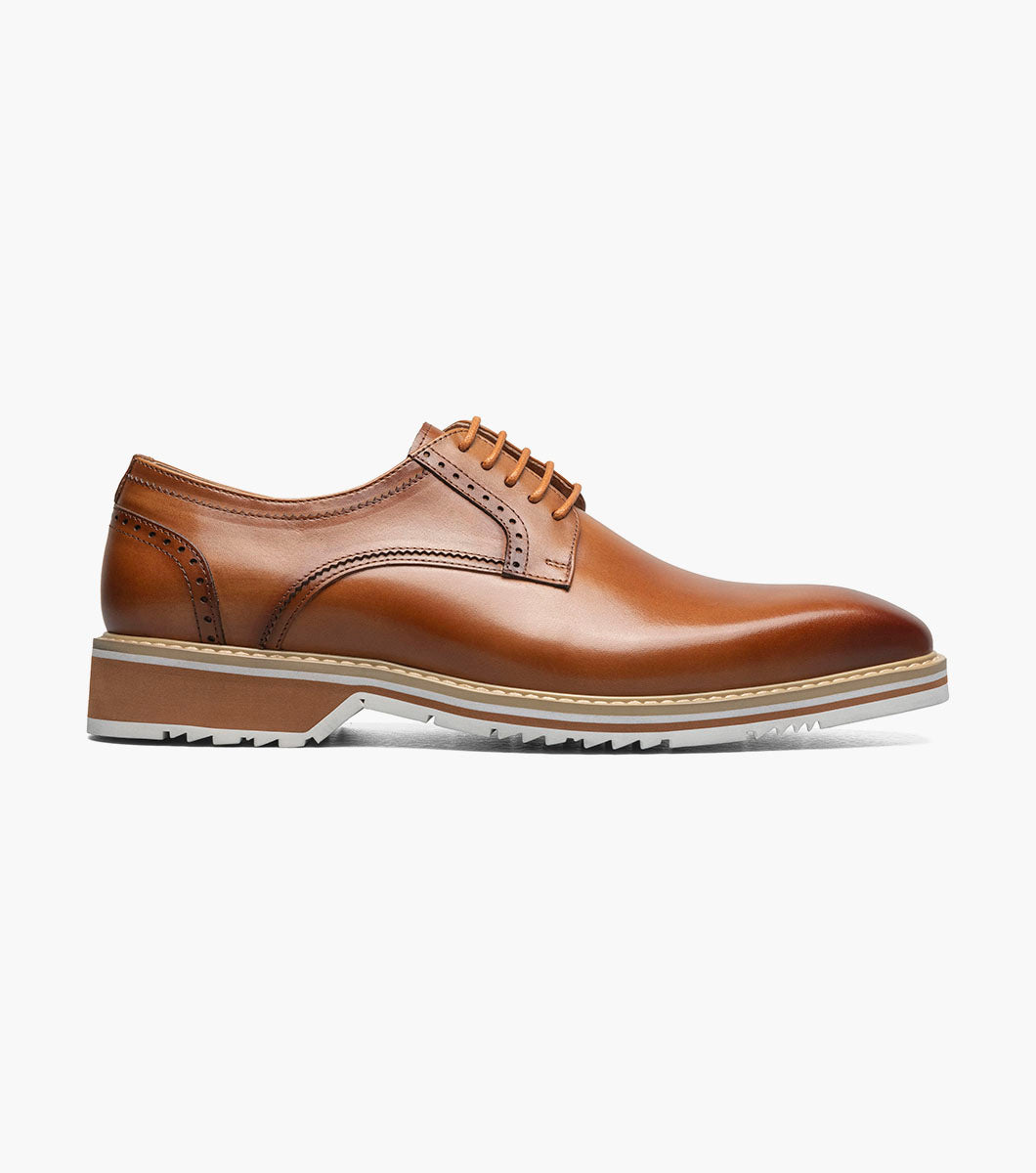 Stacy Adams Barringer Plain Toe Oxford Clearance Men’s Shoes - Tan