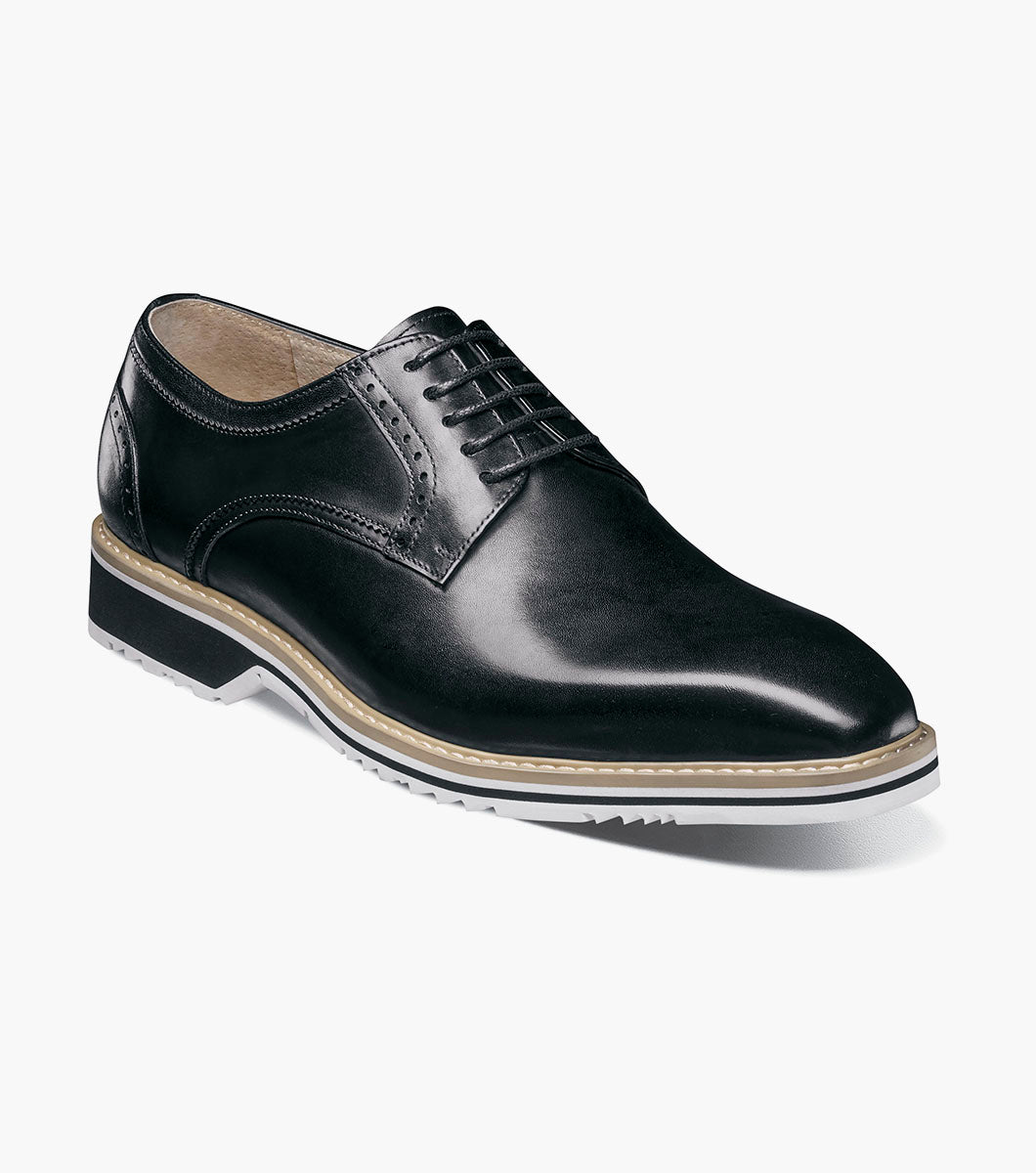 Stacy Adams Barringer Plain Toe Oxford Clearance Men’s Shoes - Black