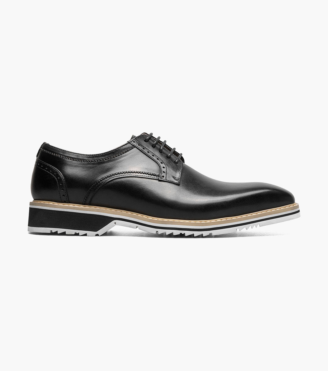 Stacy Adams Barringer Plain Toe Oxford Clearance Men’s Shoes - Black