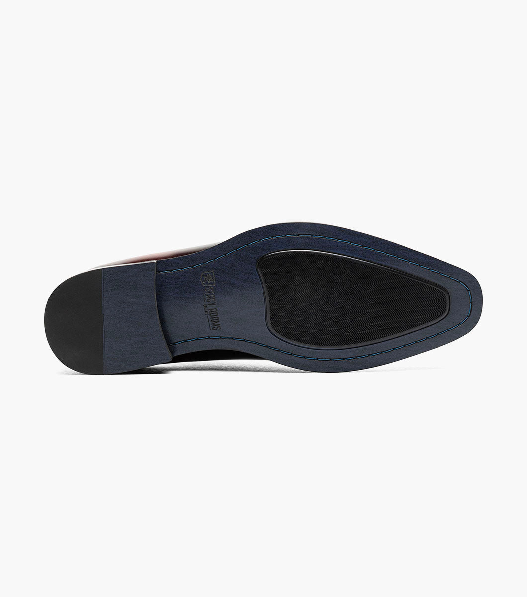 Stacy Adams Shaffer Plain Toe Oxford Stacy Adams Last Pairs - Navy Multi