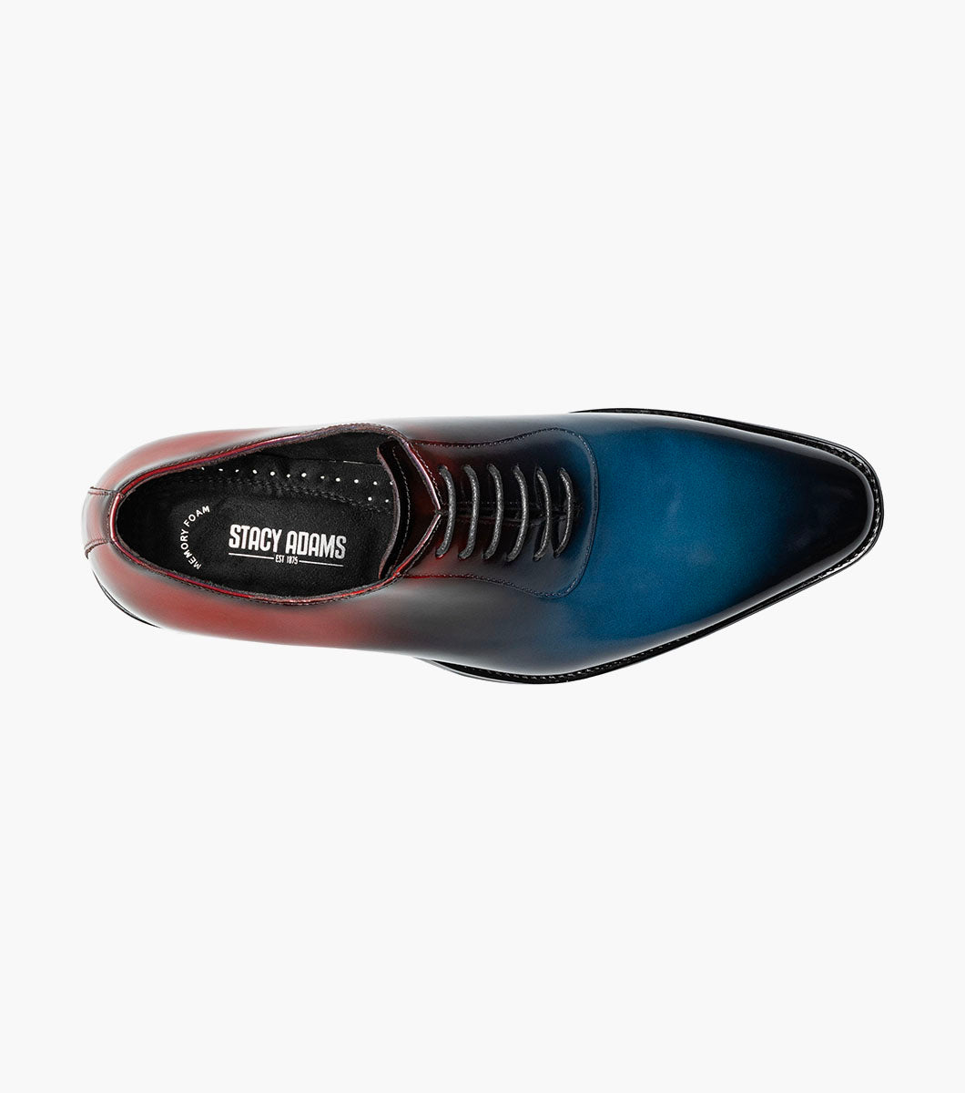 Stacy Adams Shaffer Plain Toe Oxford Stacy Adams Last Pairs - Navy Multi