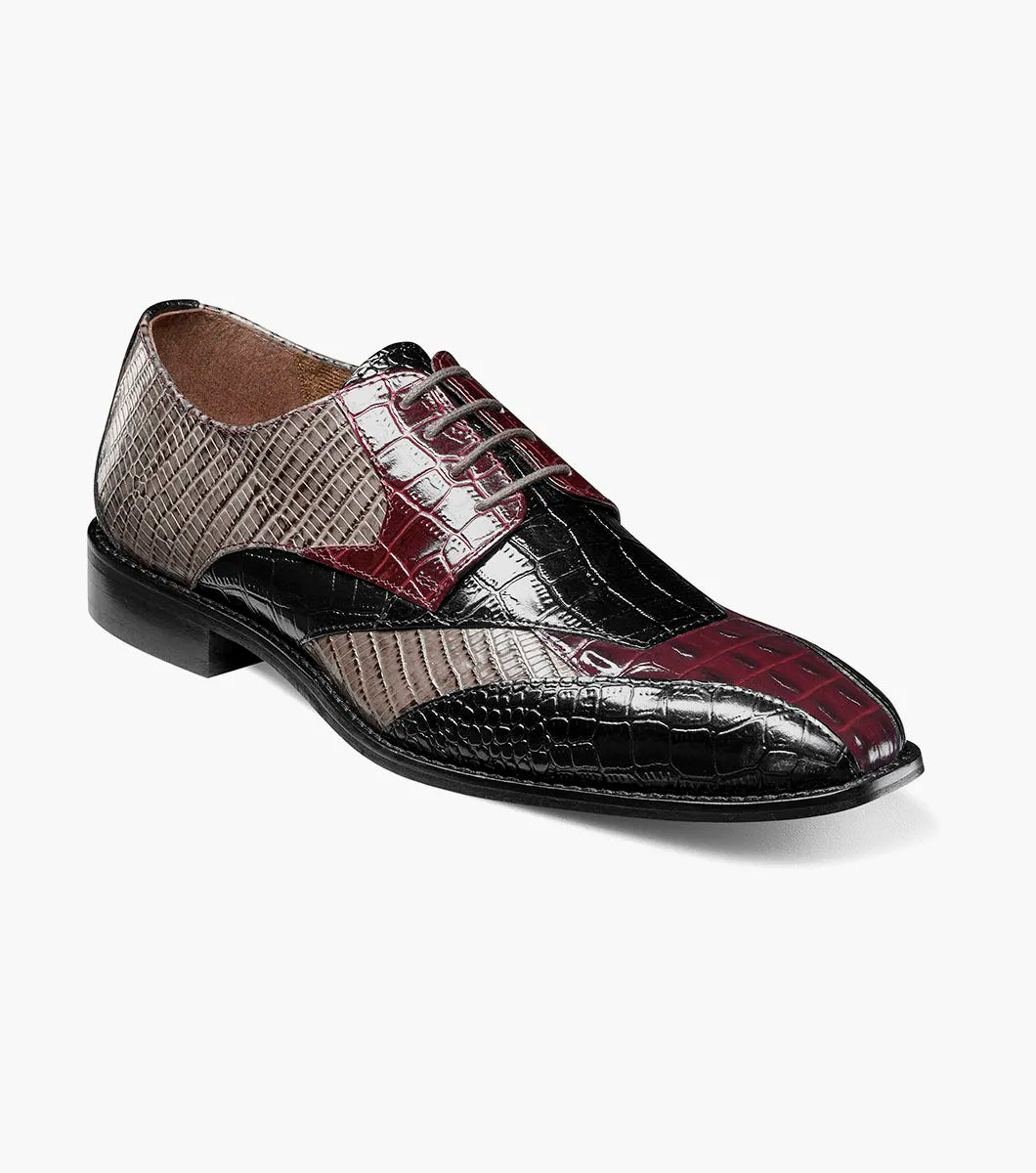 Burgundy Multi,7,M (D - medium)