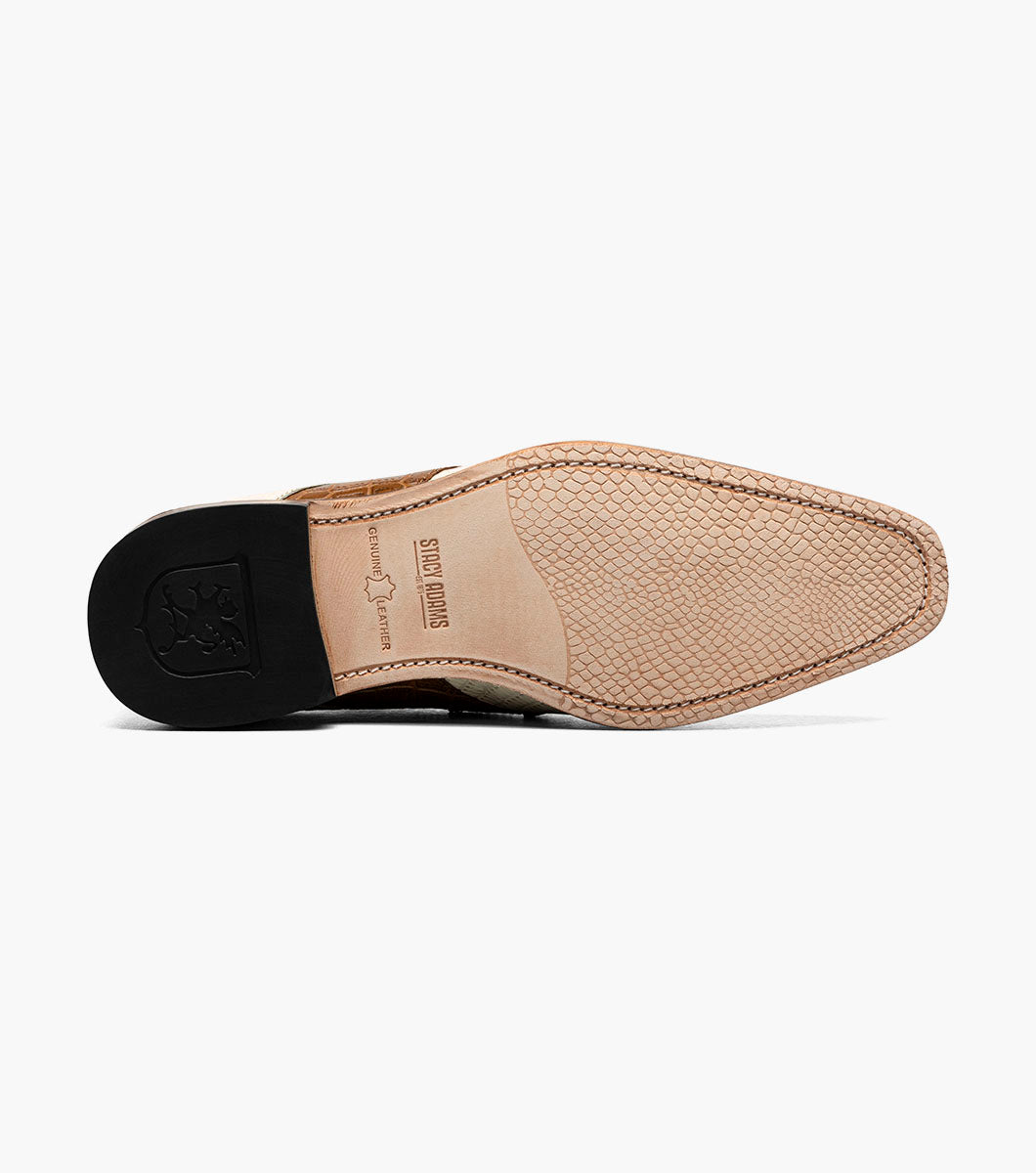 Stacy Adams Tristano Modified Bike Toe Oxford Stacy Adams Last Pairs - Tan Multi