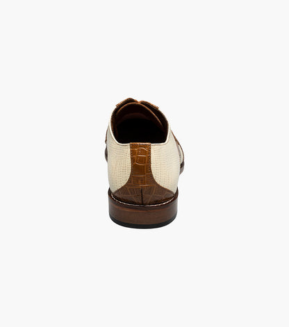Stacy Adams Tristano Modified Bike Toe Oxford Stacy Adams Last Pairs - Tan Multi