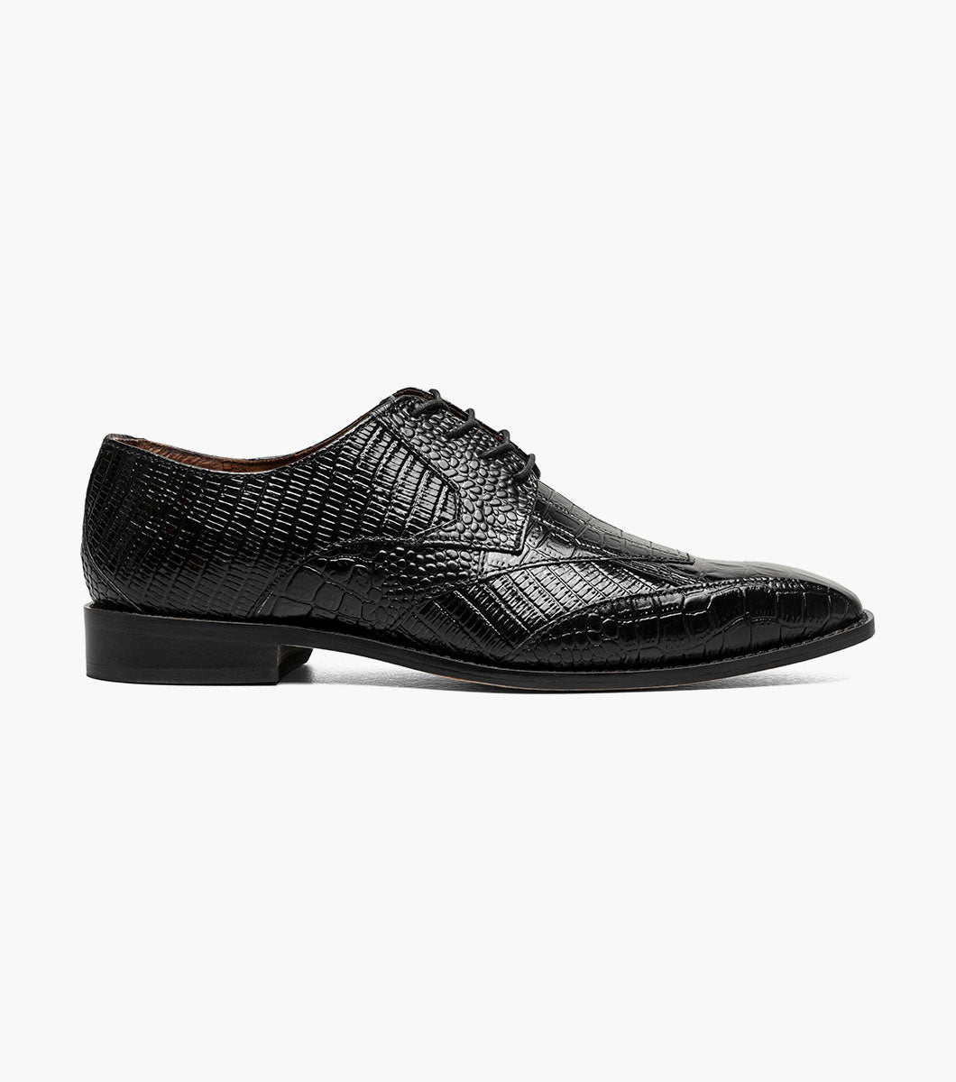 Stacy Adams Tristano Modified Bike Toe Oxford Clearance Men’s Shoes - Black
