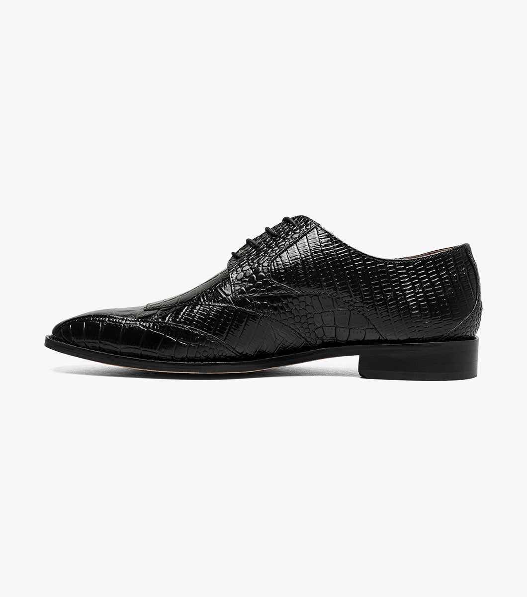 Stacy Adams Tristano Modified Bike Toe Oxford Clearance Men’s Shoes - Black