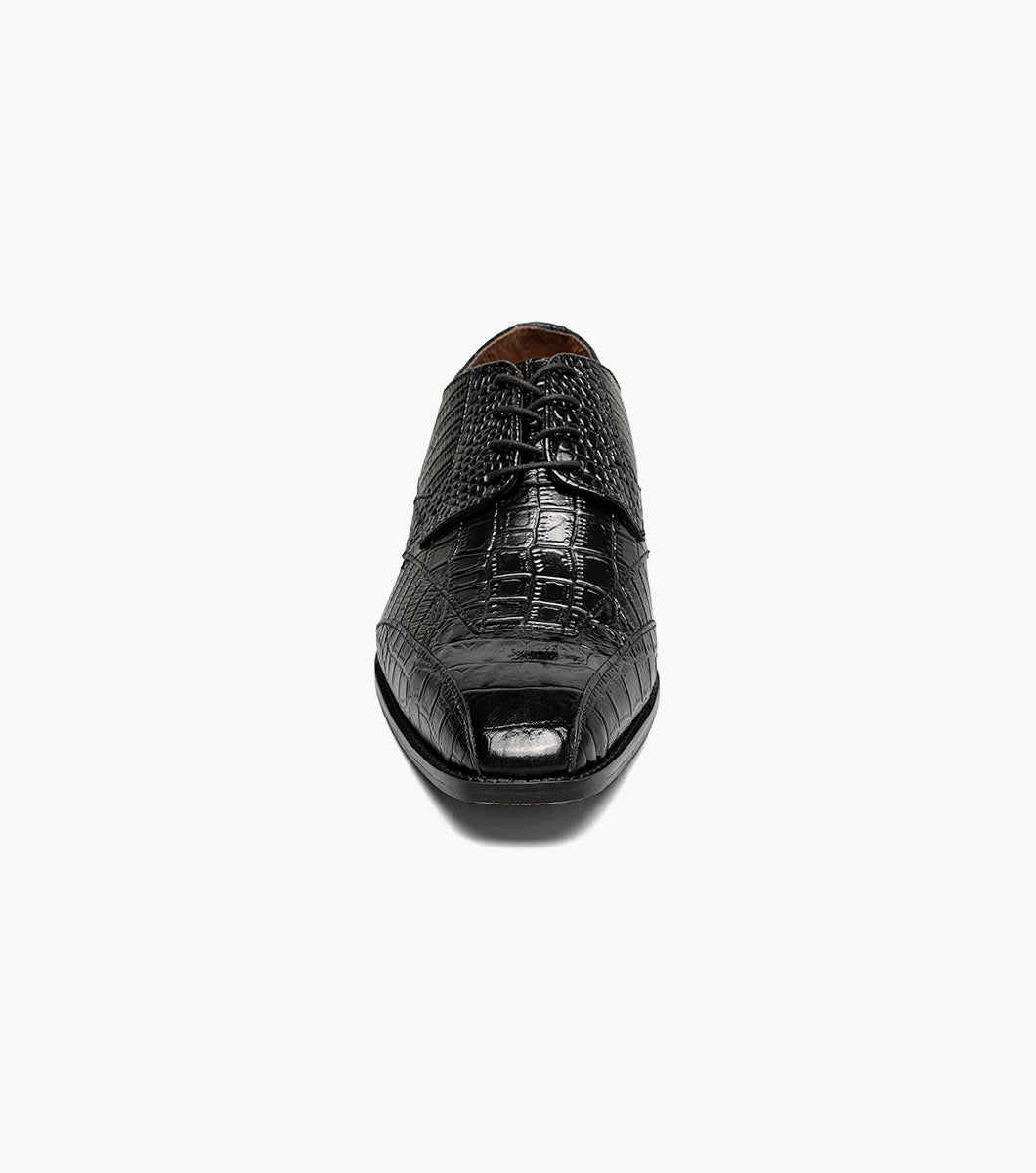Stacy Adams Tristano Modified Bike Toe Oxford Clearance Men’s Shoes - Black