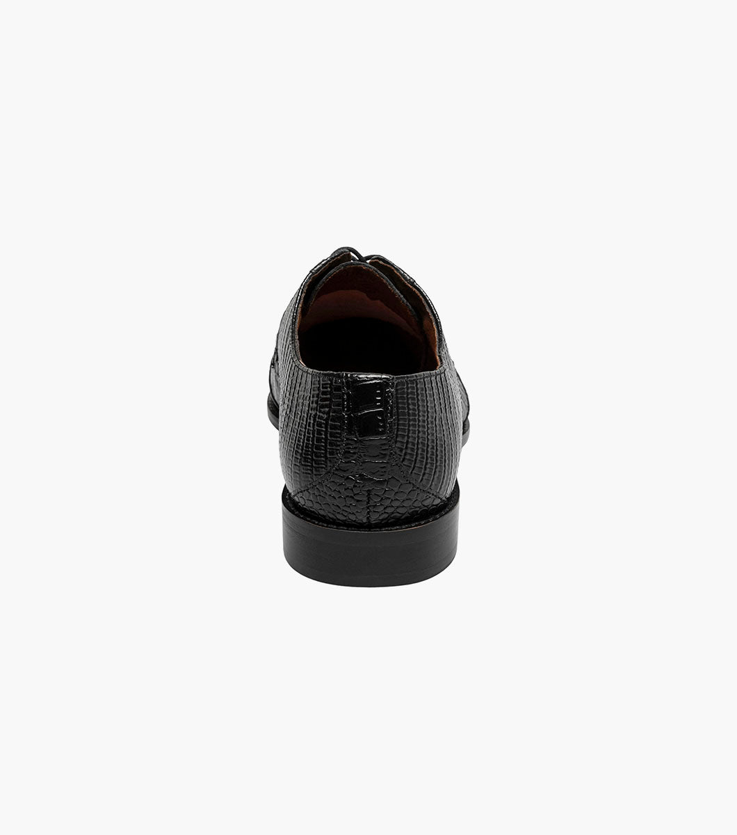 Stacy Adams Tristano Modified Bike Toe Oxford Clearance Men’s Shoes - Black