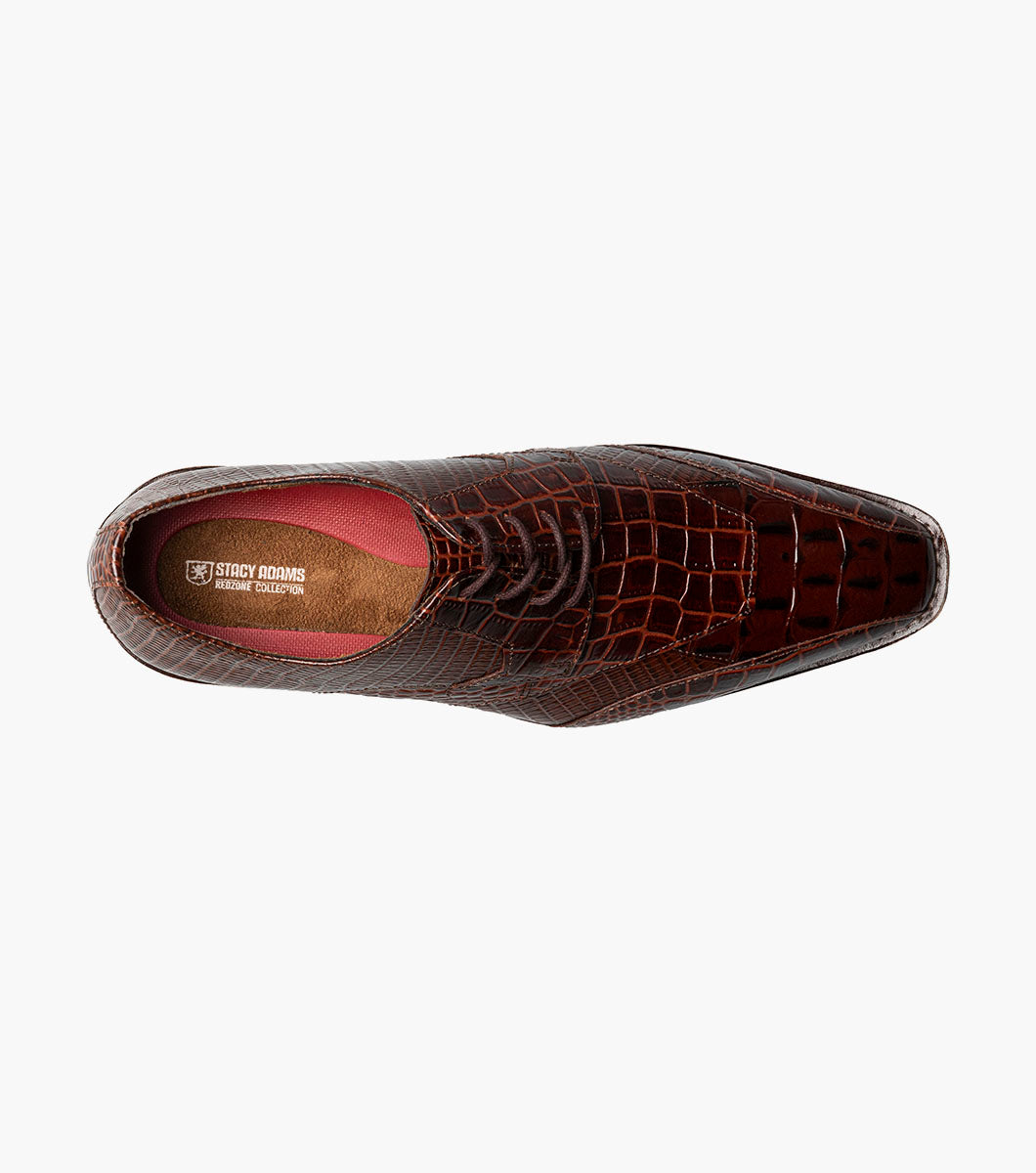 Stacy Adams Tristano Modified Bike Toe Oxford Clearance Men’s Shoes - Cognac