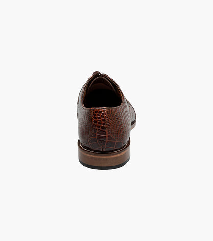 Stacy Adams Tristano Modified Bike Toe Oxford Clearance Men’s Shoes - Cognac