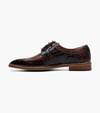 Stacy Adams Travato Wingtip Oxford Clearance Men’s Shoes - Brown Multi