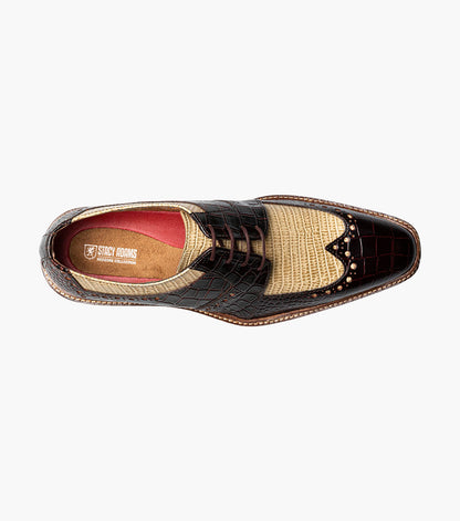 Stacy Adams Travato Wingtip Oxford Stacy Adams Last Pairs - Taupe Multi