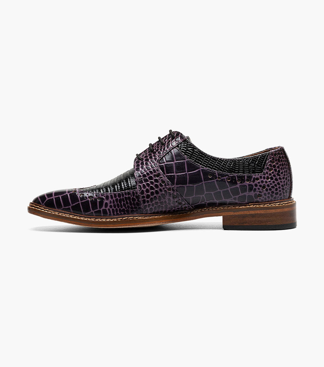 Stacy Adams Travato Wingtip Oxford Stacy Adams Last Pairs - Purple Multi