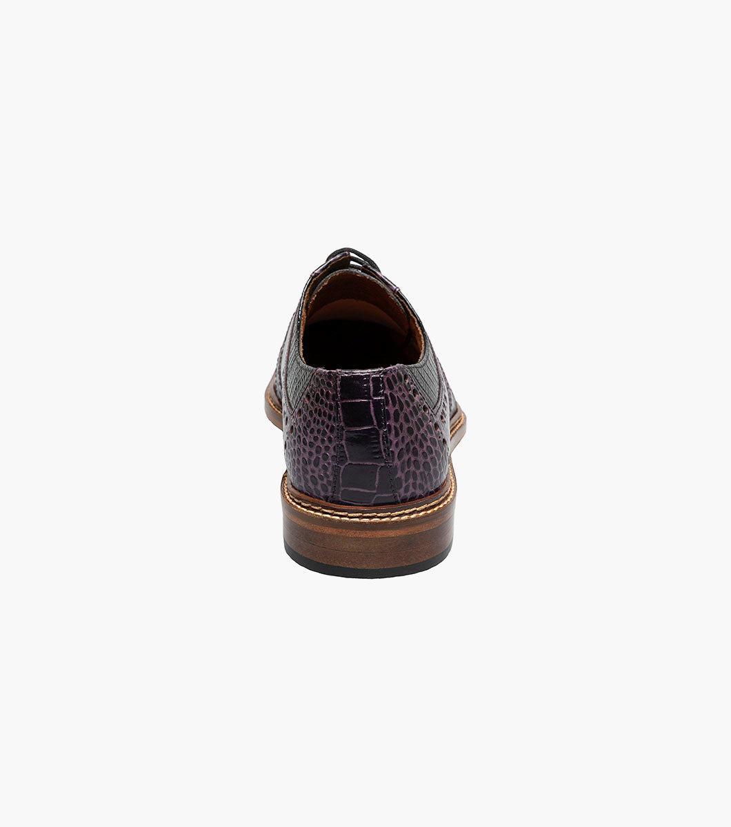 Stacy Adams Travato Wingtip Oxford Stacy Adams Last Pairs - Purple Multi